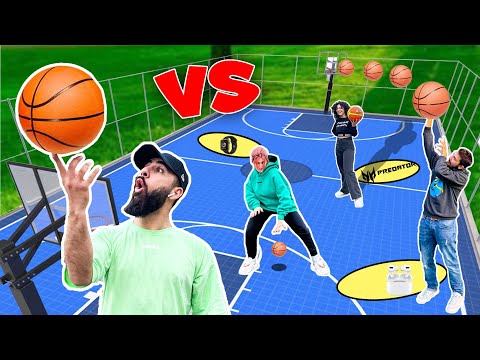 ჩააგდე ბურთი და მოიგე Airpod Pro | GD SQUAD BASKETBALL CHALLENGE